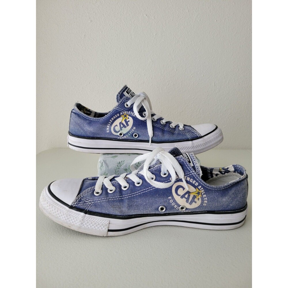 Converse Chuck Taylor All Star CAF Blue Low Top Sneakers Mens 9.5 Womens 11.5